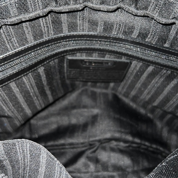 Vintage Coach briefcase messenger bag black with original paperwork receipt - Picture 8 of 16